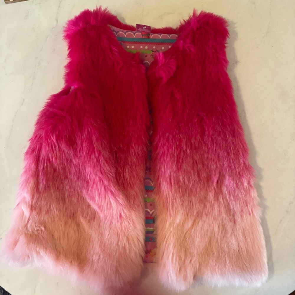 Trolls furry vest!